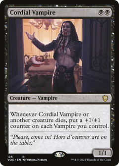 Cordial Vampire [Innistrad: Crimson Vow Commander]-1