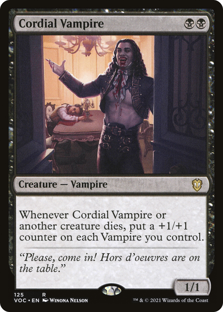 Cordial Vampire [Innistrad: Crimson Vow Commander]-1