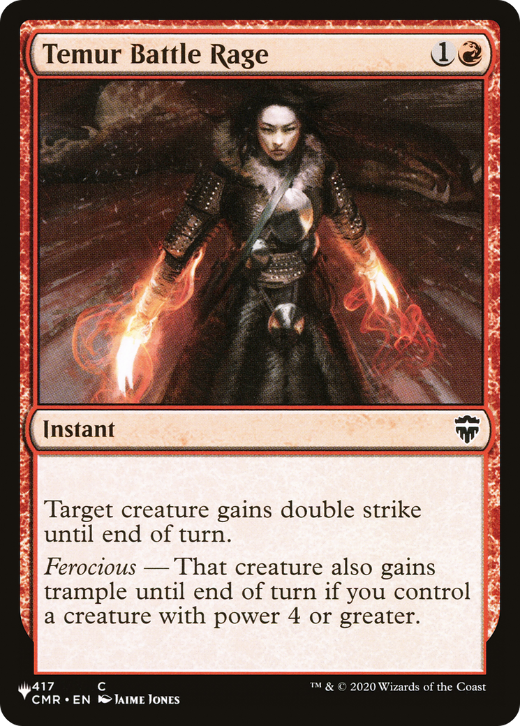 Temur Battle Rage [Secret Lair: Heads I Win, Tails You Lose]-1