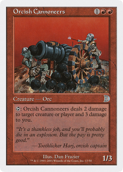 Orcish Cannoneers [Deckmasters]-1