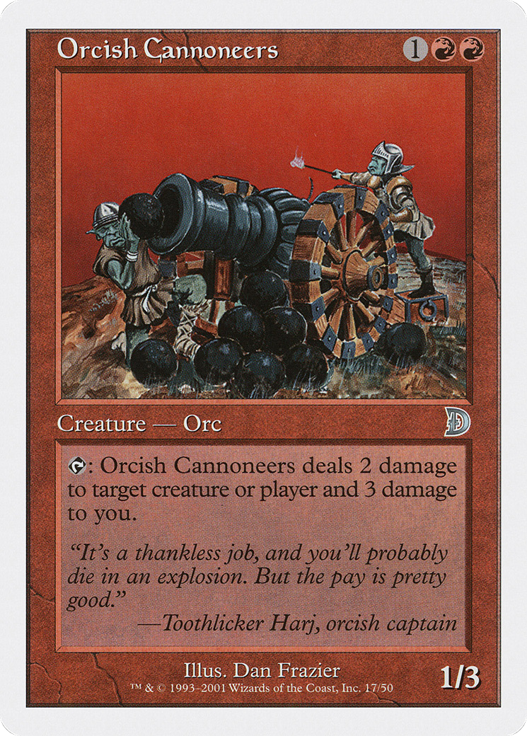 Orcish Cannoneers [Deckmasters]-1