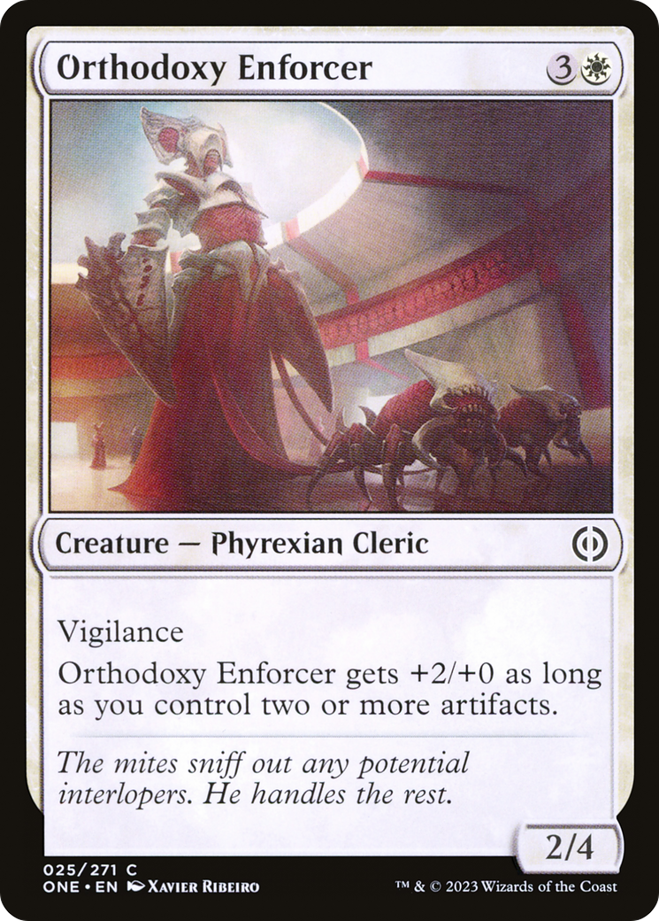 Orthodoxy Enforcer [Phyrexia: All Will Be One]-1