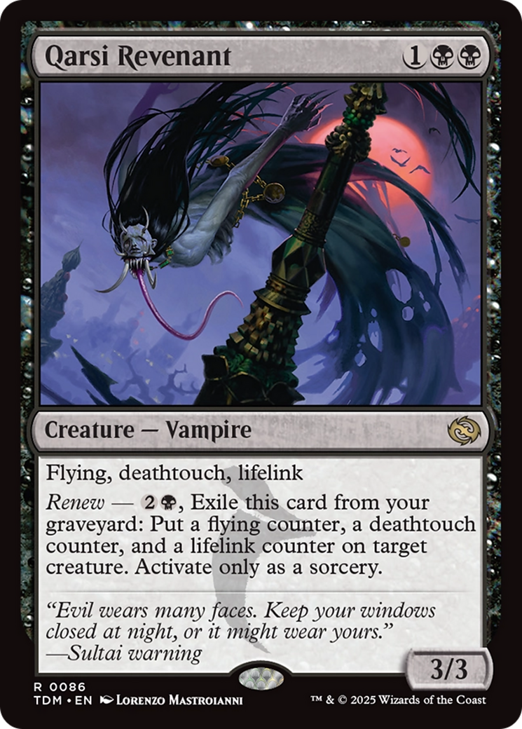 Qarsi Revenant [Tarkir: Dragonstorm]-1