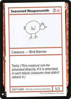 Seasoned Weaponsmith [Mystery Booster Playtest Cards]-1