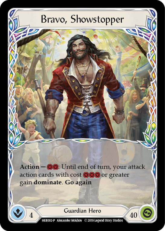 Bravo, Showstopper [HER002-P] (Promo)  1st Edition Cold Foil-1