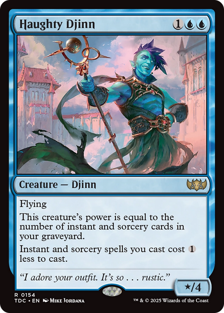 Haughty Djinn [Tarkir: Dragonstorm Commander]-1