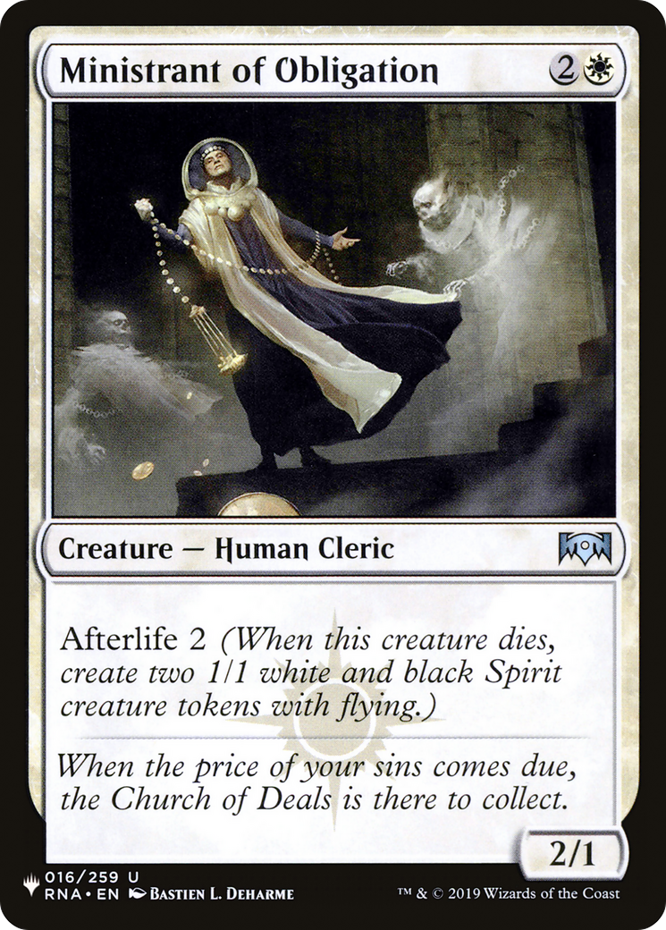 Ministrant of Obligation [The List]-1