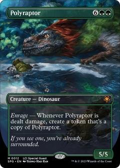 Polyraptor (Borderless) [The Lost Caverns of Ixalan Special Guests]-1