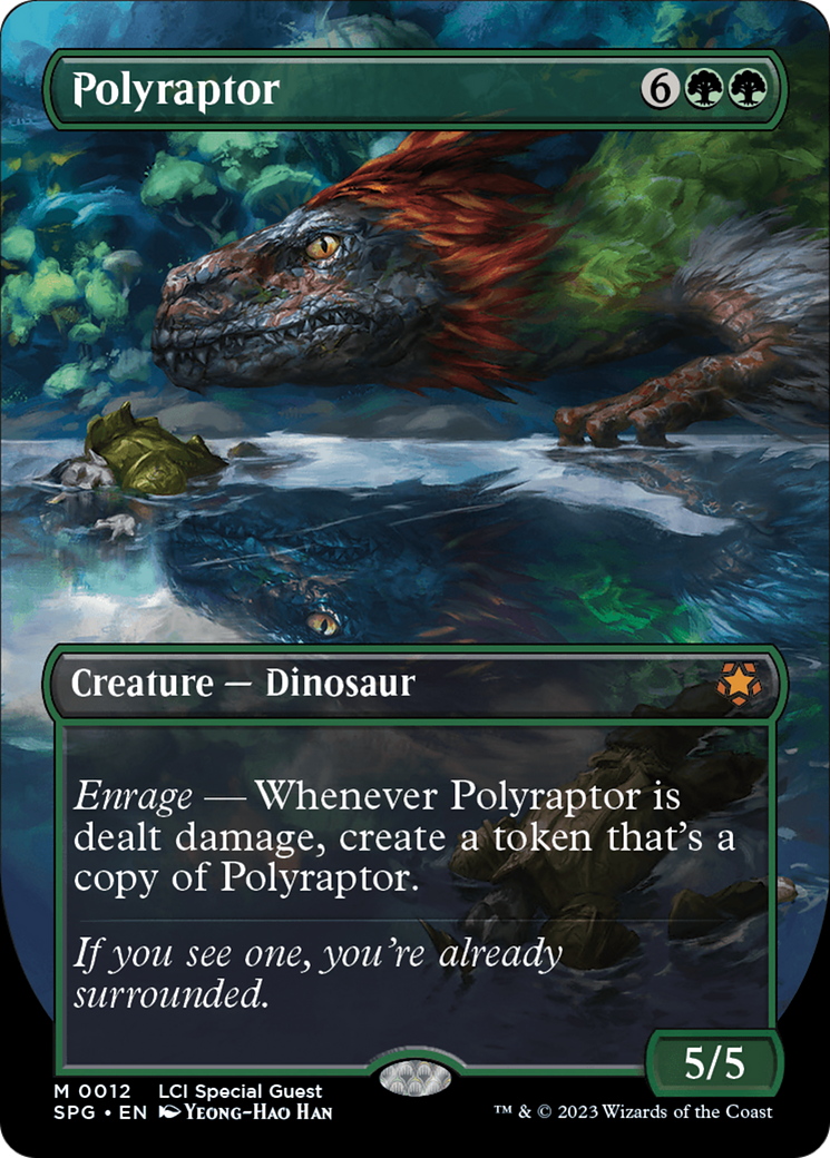 Polyraptor (Borderless) [The Lost Caverns of Ixalan Special Guests]-1
