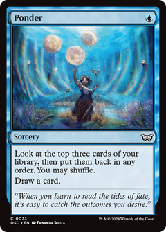 Ponder [Duskmourn: House of Horror Commander]-1