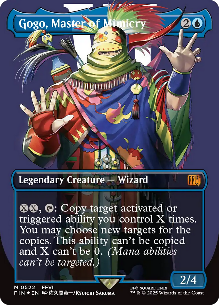 Gogo, Master of Mimicry (Borderless) (Surge Foil) [FINAL FANTASY]-1