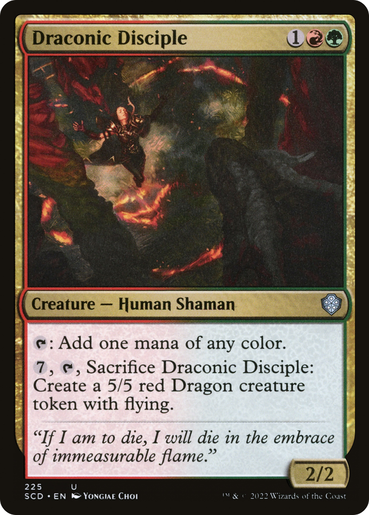 Draconic Disciple [Starter Commander Decks]-1