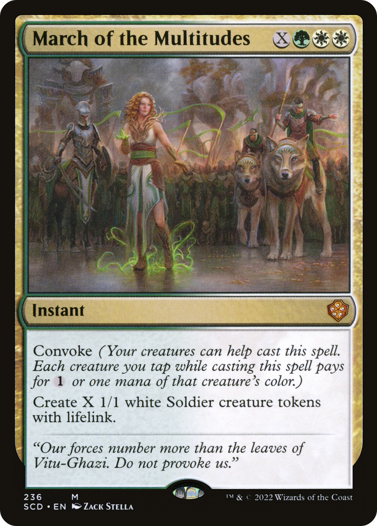 March of the Multitudes [Starter Commander Decks]-1