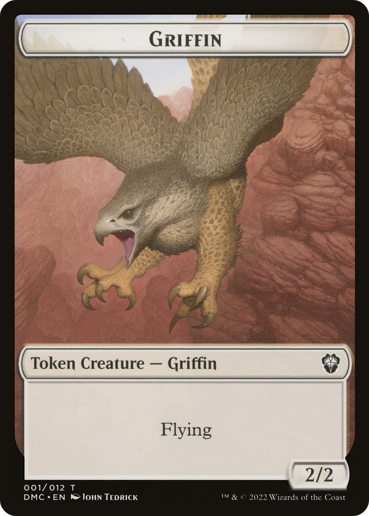Griffin (TDMC-001) - Dominaria United Commander Tokens Foil-1
