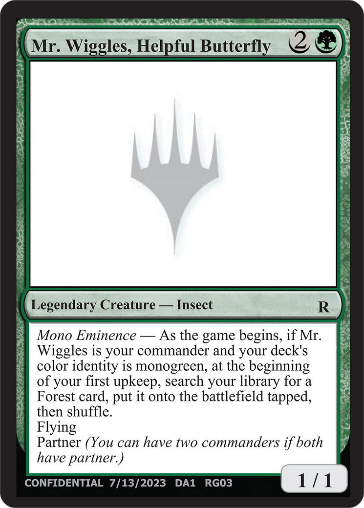 Mr. Wiggles, Helpful Butterfly (UNK-RG03B) - Unknown Event-1