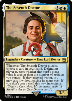 The Seventh Doctor (Surge Foil) (WHO-763) - Doctor Who Foil-1