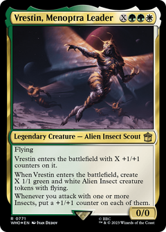 Vrestin, Menoptra Leader (Surge Foil) (WHO-771) - Doctor Who Foil-1
