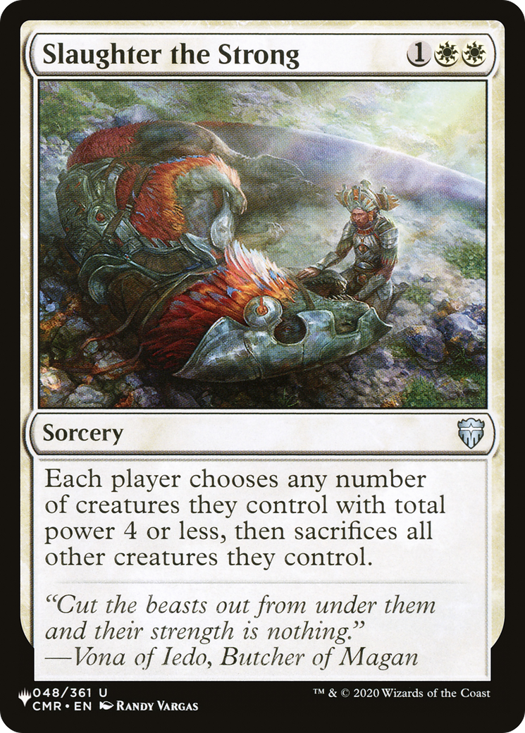 Slaughter the Strong [The List]-1