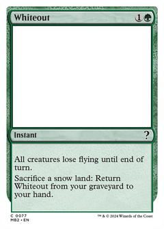 Whiteout (White Border) (MB2-077) - Mystery Booster 2-1