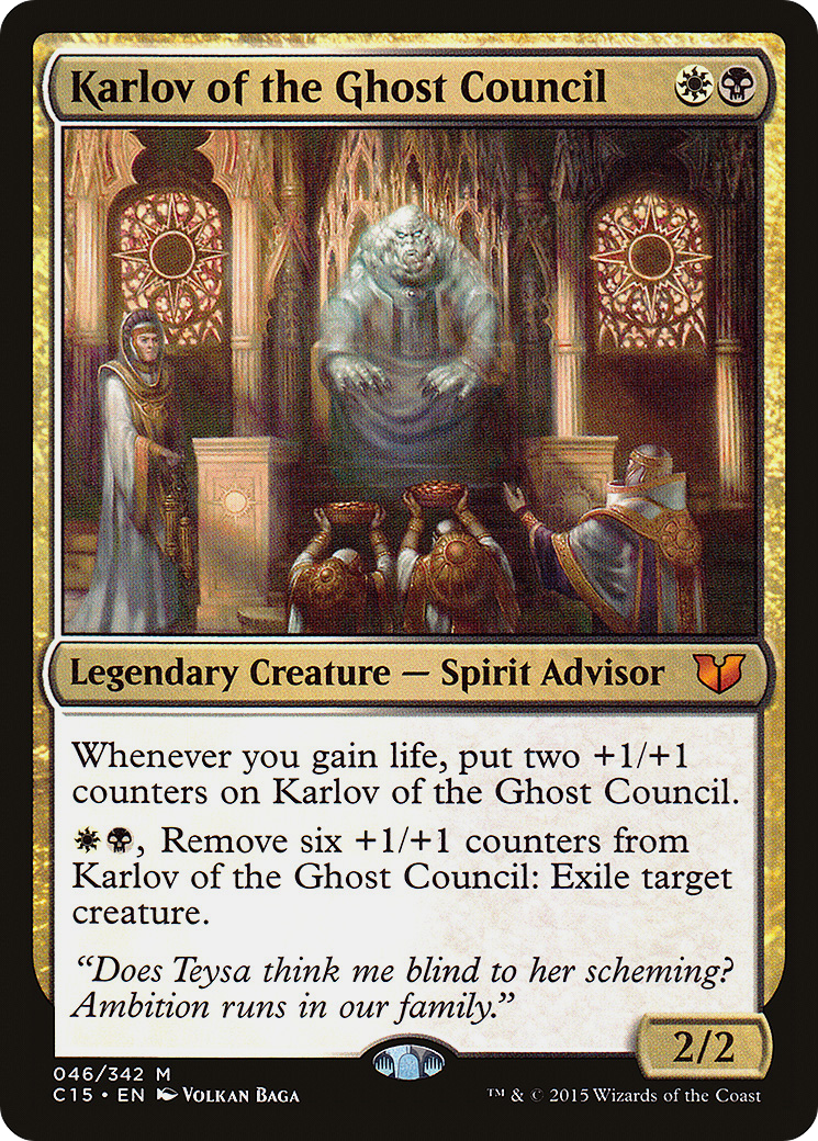 Karlov of the Ghost Council [Commander 2015]-1