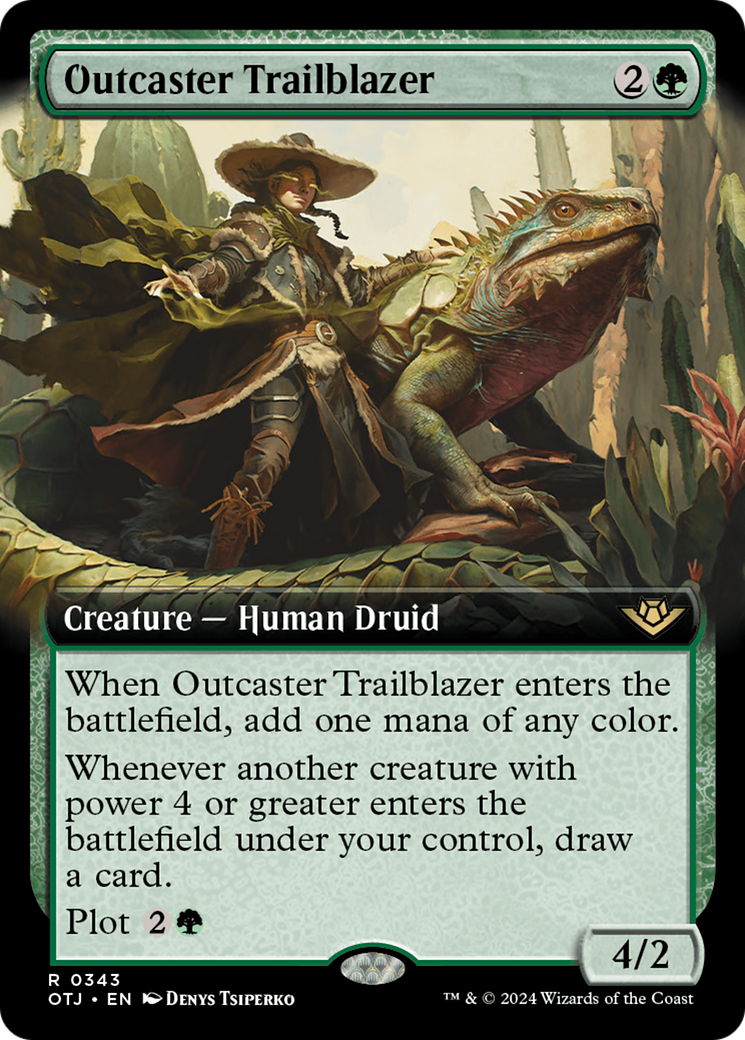 Outcaster Trailblazer (Extended Art) [Outlaws of Thunder Junction]-1