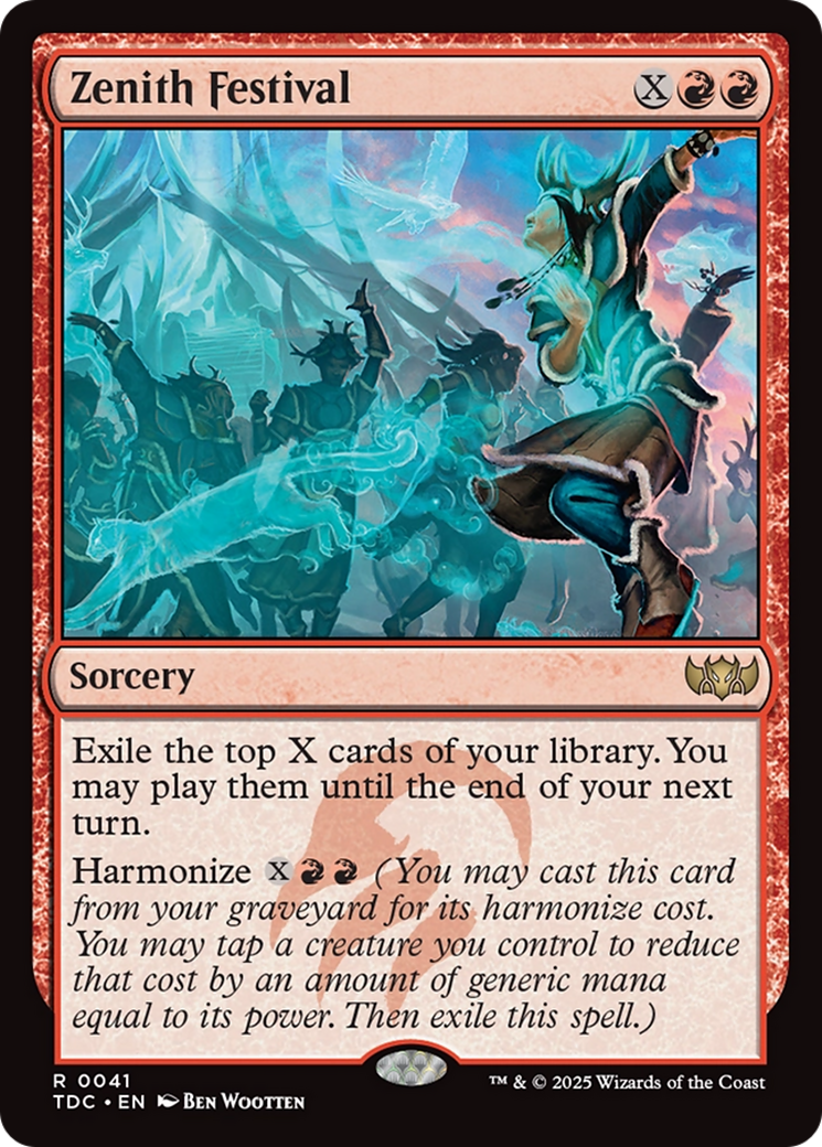 Zenith Festival (TDC-041) - Commander: Tarkir: Dragonstorm-1