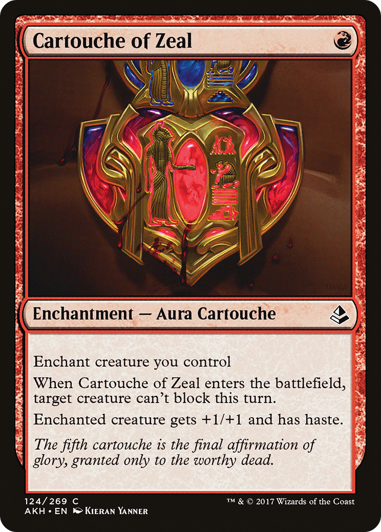 Cartouche of Zeal [Amonkhet]-1