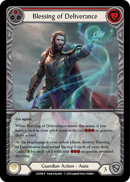 Blessing of Deliverance (Red) [LGS006-P] (Promo)  1st Edition Normal-1