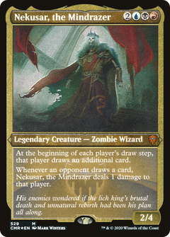 Nekusar, the Mindrazer (Etched) [Commander Legends]-1