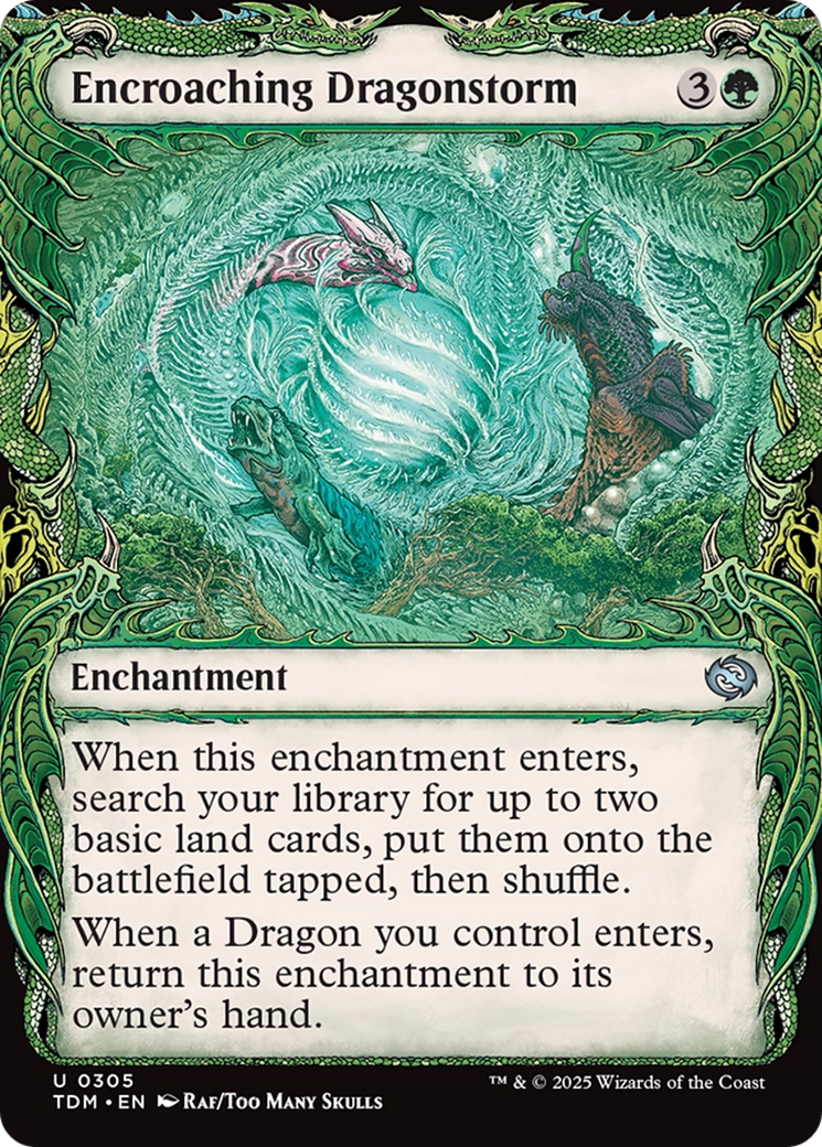Encroaching Dragonstorm (Showcase) [Tarkir: Dragonstorm]-1