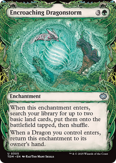 Encroaching Dragonstorm (Showcase) [Tarkir: Dragonstorm]-1