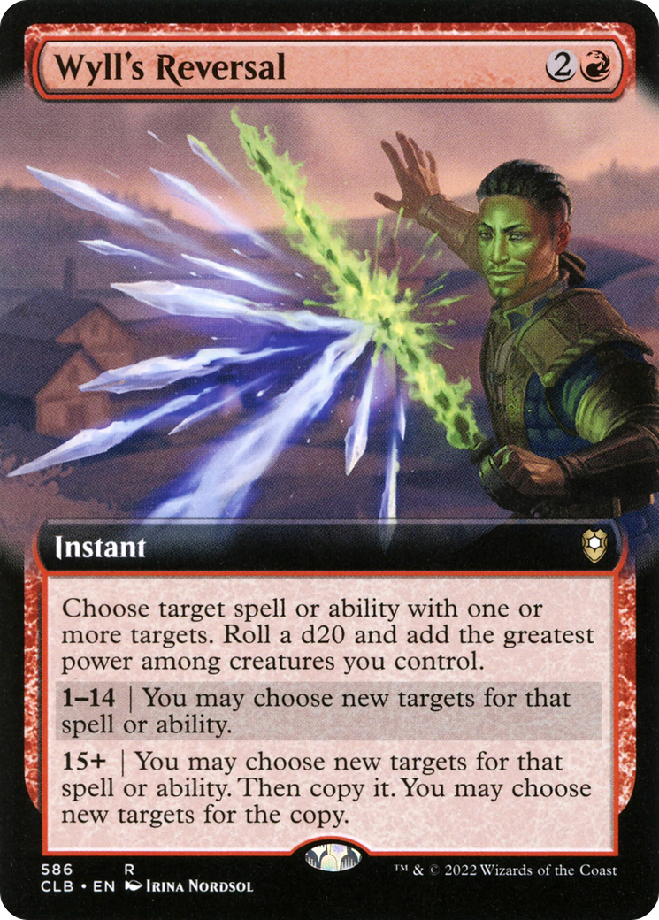 Wyll's Reversal (Extended Art) (CLB-586) - Commander Legends: Battle for Baldur's Gate: (Extended Art)-1
