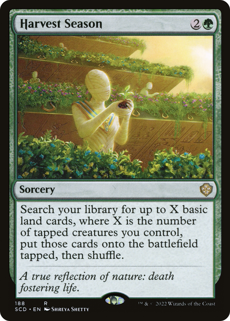 Harvest Season [Starter Commander Decks]-1