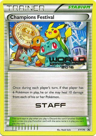 Champions Festival 2016 Staff (XY176) [XY: Black Star Promos]-1