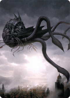 Nautiloid Ship // Nautiloid Ship (ACLB-080) - Battle for Baldur's Gate Art Series (Borderless)-3