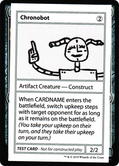 Chronobot (2021 Edition) [Mystery Booster Playtest Cards]-1