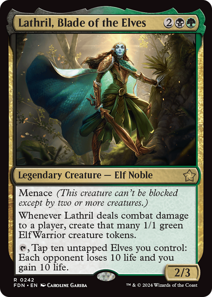 Lathril, Blade of the Elves [Foundations]-1