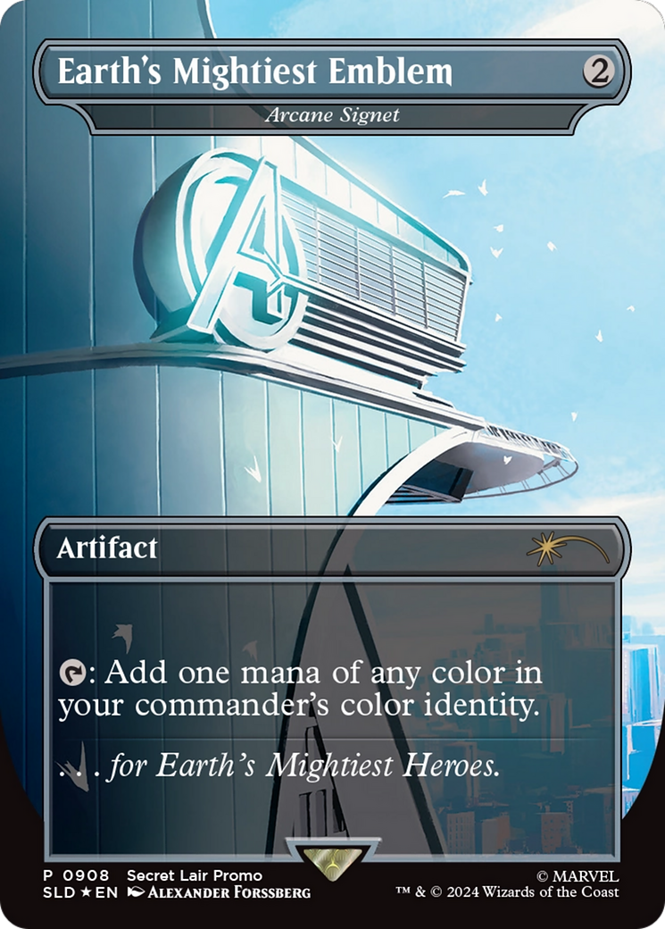 Earth's Mightiest Emblem - Arcane Signet [Secret Lair Drop Series]-1