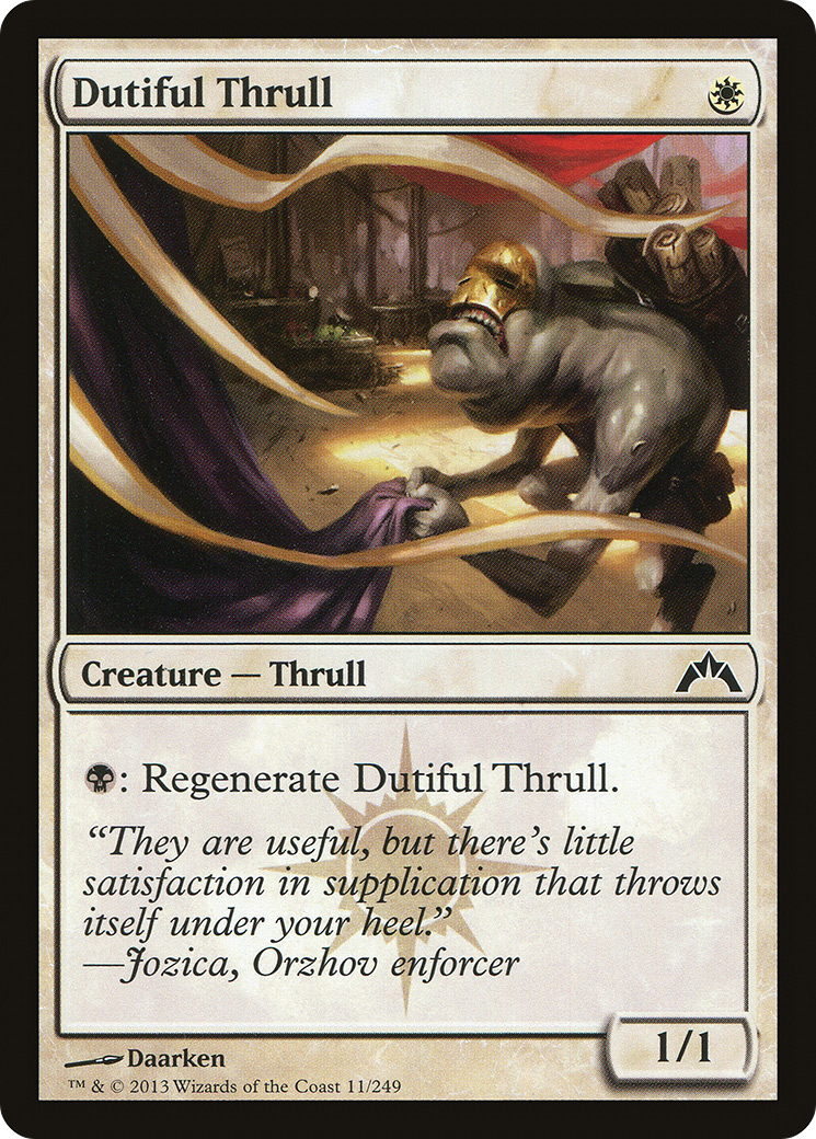 Dutiful Thrull [Gatecrash]-1