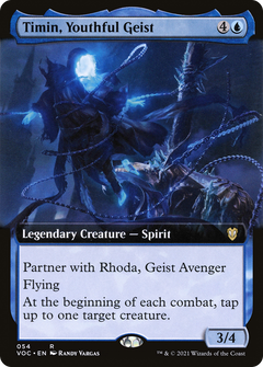 Timin, Youthful Geist (Extended Art) [Innistrad: Crimson Vow Commander]-1