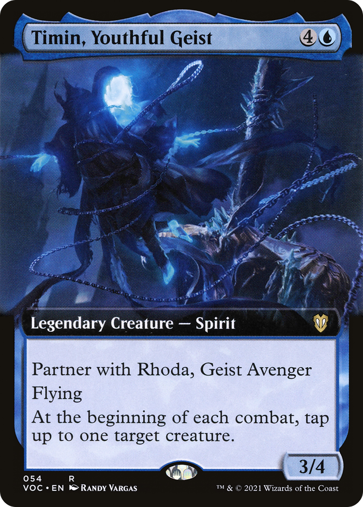Timin, Youthful Geist (Extended Art) [Innistrad: Crimson Vow Commander]-1