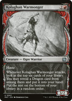 Kolaghan Warmonger (Showcase) [March of the Machine: The Aftermath]-1