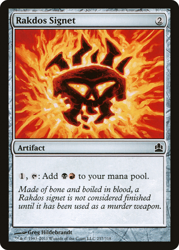 Rakdos Signet [Commander 2011]-1