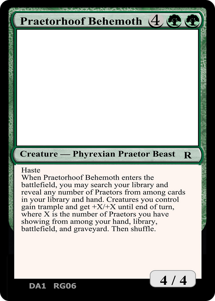 Praetorhoof Behemoth (UNK-RG06A) - Unknown Event-1