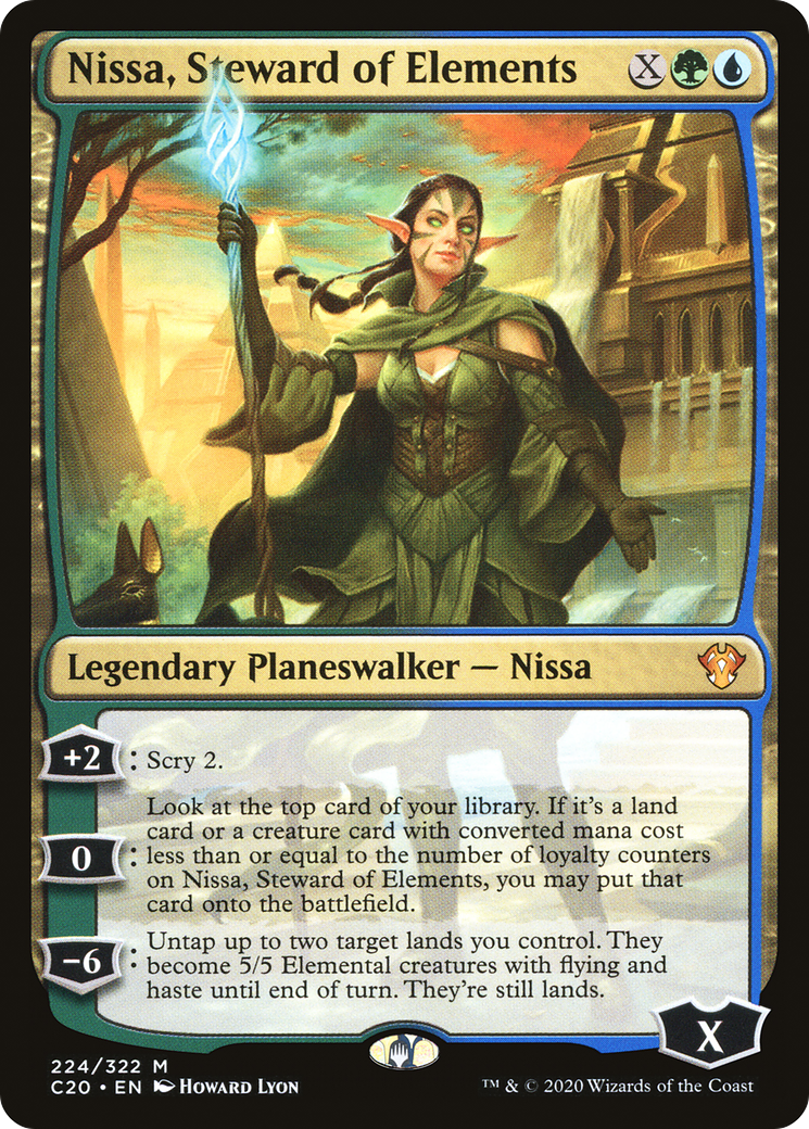 Nissa, Steward of Elements [Commander 2020]-1