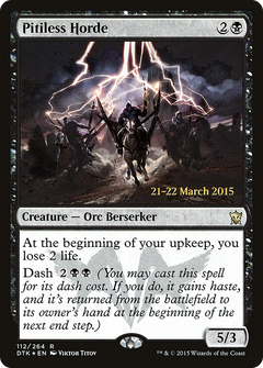 Pitiless Horde [Dragons of Tarkir Prerelease Promos]-1