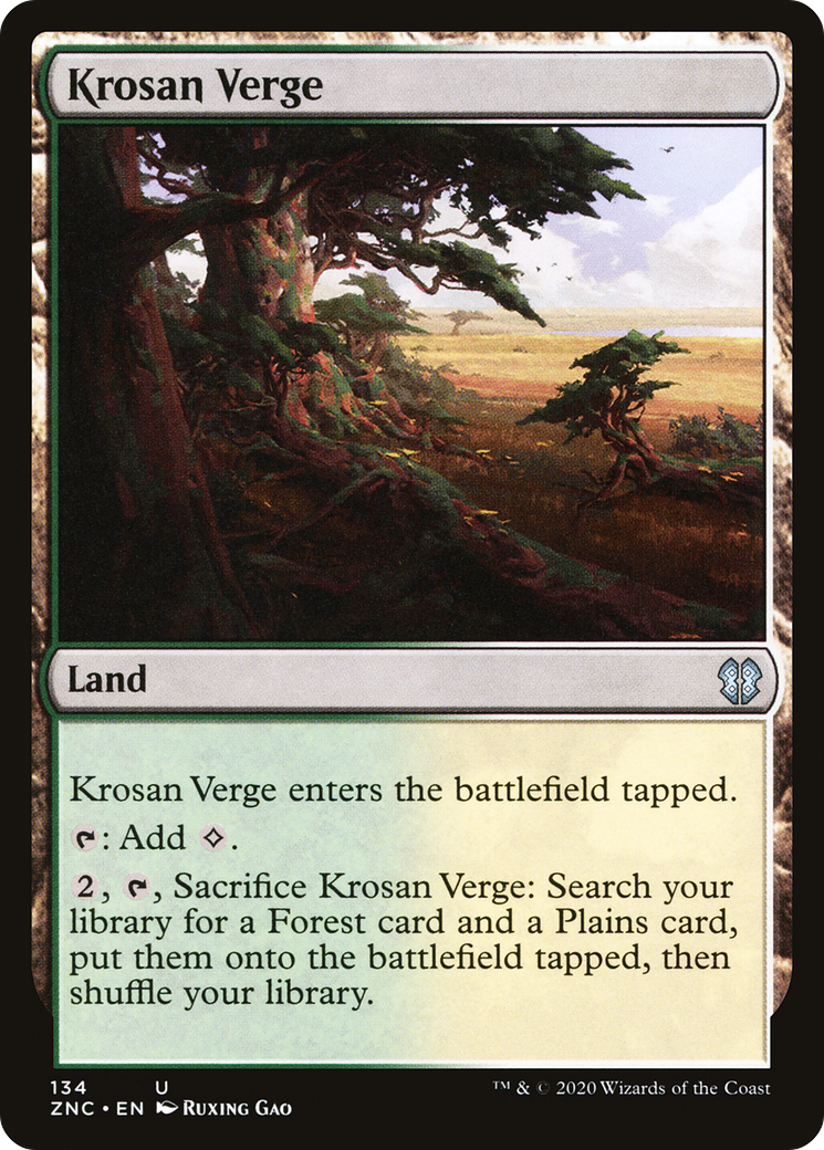 Krosan Verge [Zendikar Rising Commander]-1