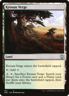Krosan Verge [Zendikar Rising Commander]-1