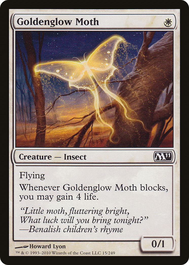 Goldenglow Moth [Magic 2011]-1