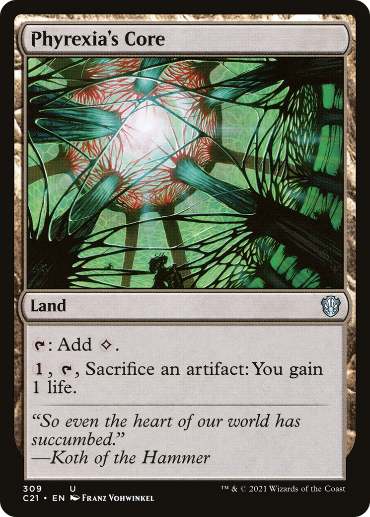 Phyrexia's Core [Commander 2021]-1
